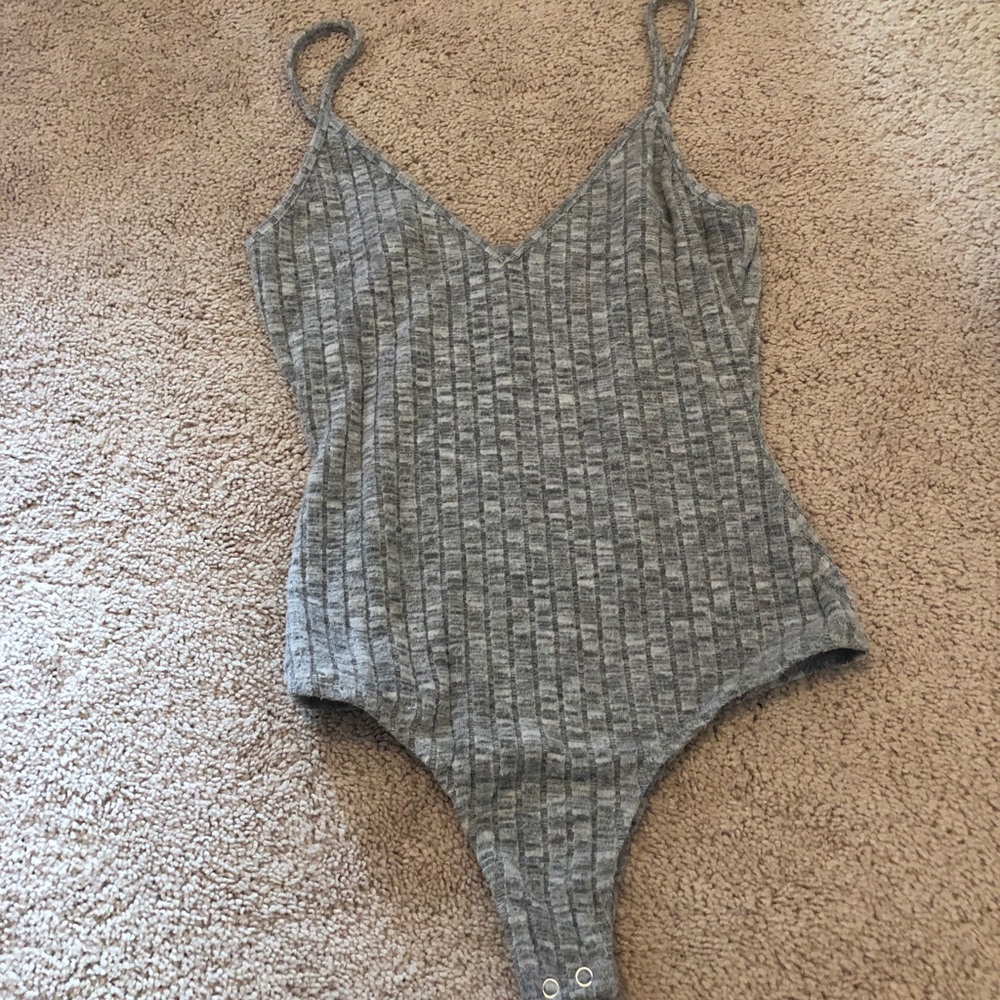 Grey bodysuit